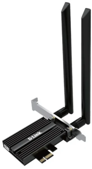 Сетевой адаптер Wi-Fi D-Link DWA-X562/E AX1800 PCI Express (ант.внеш.съем) 2ант. Сетевой адаптер Wi-Fi D-Link DWA-X562/E AX1800 PCI Express (ант.внеш.съем) 2ант.