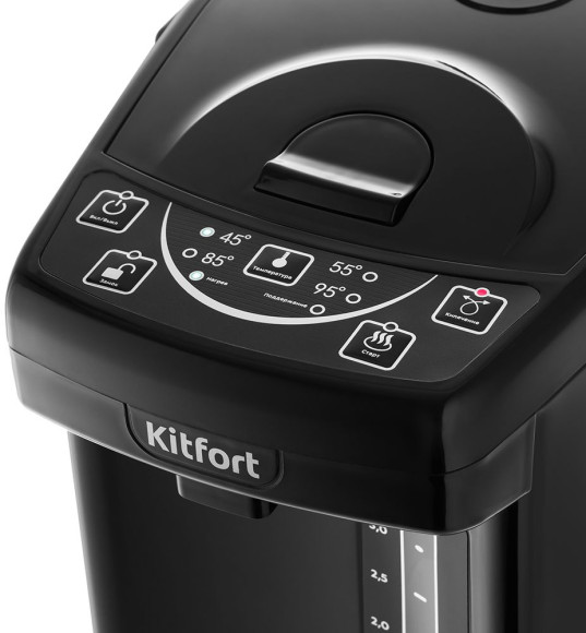 Термопот Kitfort КТ-2508-1 4л. 750Вт черный Термопот Kitfort КТ-2508-1 4л. 750Вт черный