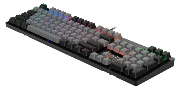 Клавиатура A4Tech Bloody B828N механическая черный/серый USB for gamer LED (B828N (GREY+BLACK))