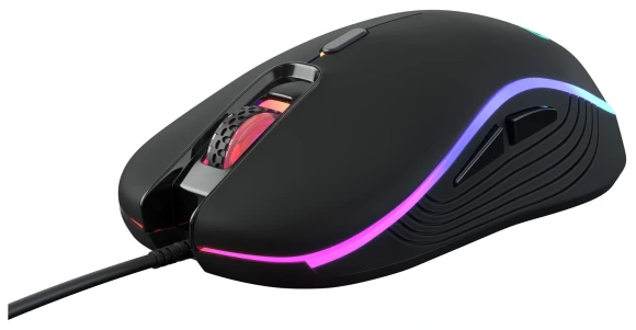 Мышь Оклик 723GM черный оптическая 3200dpi USB 6but (1533533)