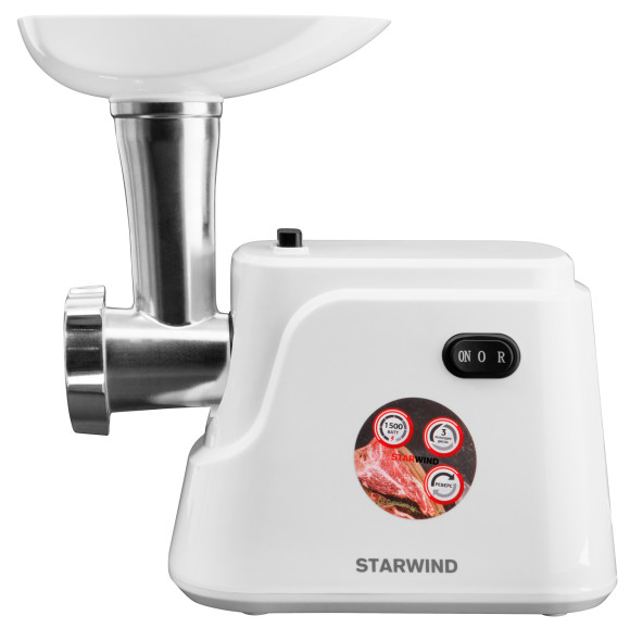 Мясорубка Starwind SMG3120 1500Вт белый