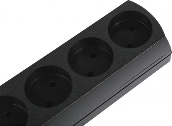 Сетевой фильтр Most LR 1.7м (6 розеток) черный (коробка)