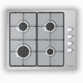 Газовая варочная поверхность Lex GVS 644-1 IX нержавеющая сталь Газовая варочная поверхность Lex GVS 644-1 IX нержавеющая сталь