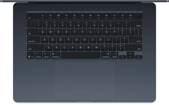 Ноутбук Apple MacBook Air A3241 M4 10 core 24Gb SSD512Gb/10 core GPU 15.3" Liquid Retina (2880x1864) macOS midnight WiFi BT Cam (MC6L4HN/A)