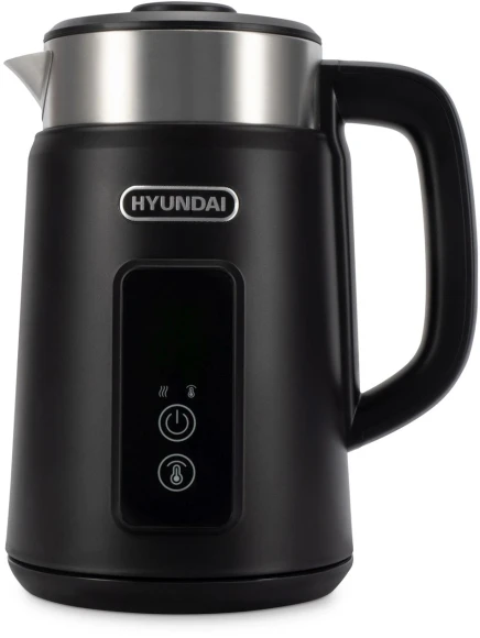 Чайник электрический Hyundai HYK-S3505 1.5л. 2200Вт черный корпус: металл/пластик
