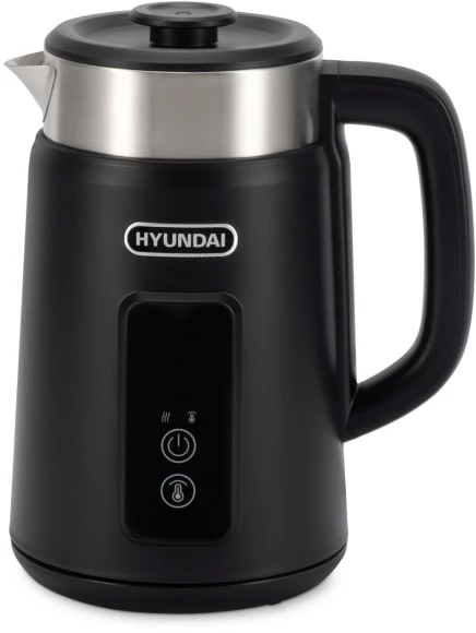 Чайник электрический Hyundai HYK-S3505 1.5л. 2200Вт черный корпус: металл/пластик