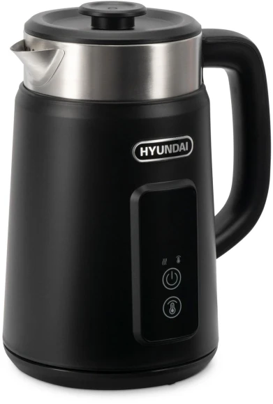 Чайник электрический Hyundai HYK-S3505 1.5л. 2200Вт черный корпус: металл/пластик