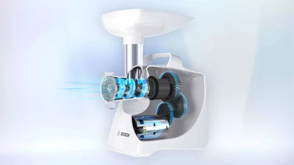 Мясорубка Bosch MFW67440 2000Вт черный/серебристый