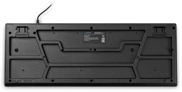 Клавиатура Оклик 115M черный USB (подставка для запястий) (1678098) Клавиатура Оклик 115M черный USB (подставка для запястий) (1678098)