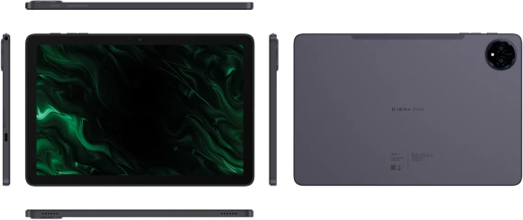 Планшет Digma Pro Spectrum T606 (1.6) 8C RAM6Gb ROM128Gb 10.1" IPS 1280x800 4G Android 14 темно-серый 13Mpix 5Mpix BT WiFi microSD 512Gb 6000mAh 255hrs Планшет Digma Pro Spectrum T606 (1.6) 8C RAM6Gb ROM128Gb 10.1" IPS 1280x800 4G Android 14 темно-серый 13Mpix 5Mpix BT WiFi microSD 512Gb 6000mAh 255hrs
