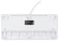 Клавиатура Оклик K951X механическая белый USB Multimedia for gamer LED (подставка для запястий) (1901079) кабель 1.8м