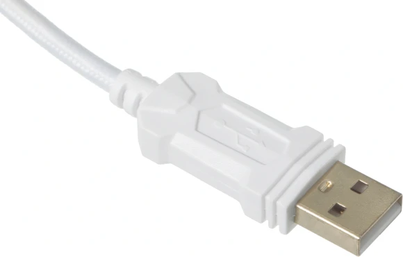 Клавиатура Оклик K951X механическая белый USB Multimedia for gamer LED (подставка для запястий) (1901079) кабель 1.8м