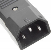 Вилка Lanmaster LAN-IEC-320-C14 IEC 60320 C14 10A 250V black Вилка Lanmaster LAN-IEC-320-C14 IEC 60320 C14 10A 250V black