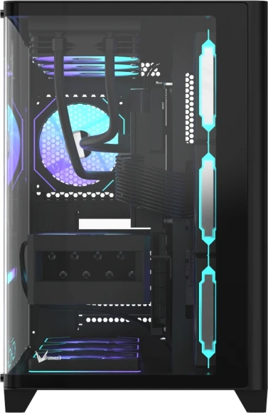 Корпус Formula Crystal U2 Floe черный без БП ATX 6x120mm 1xUSB2.0 1xUSB3.0 audio bott PSU Корпус Formula Crystal U2 Floe черный без БП ATX 6x120mm 1xUSB2.0 1xUSB3.0 audio bott PSU