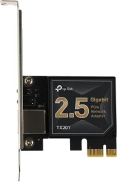 Сетевой адаптер 2.5G Ethernet TP-Link TX201 PCI Express Сетевой адаптер 2.5G Ethernet TP-Link TX201 PCI Express