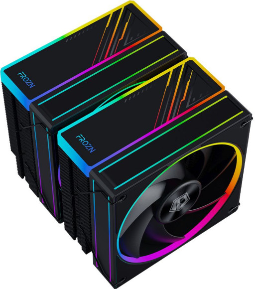 Устройство охлаждения(кулер) ID-Cooling Frozn A620 ARGB Soc-AM5/AM4/1200/1700/1851 черный 4-pin 29.9dB Al+Cu 270W 1200gr Ret (FROZN A620 ARGB)
