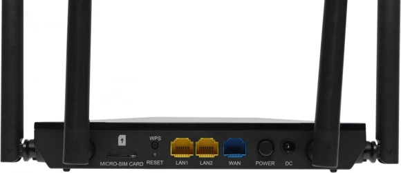 Роутер беспроводной Netis MW5360 N300 10/100BASE-TX/4G cat.4 черный