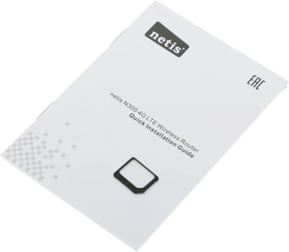 Роутер беспроводной Netis MW5360 N300 10/100BASE-TX/4G cat.4 черный