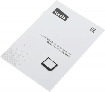 Роутер беспроводной Netis MW5360 N300 10/100BASE-TX/4G cat.4 черный