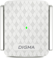 Повторитель беспроводного сигнала Digma D-WR400 AC1200 10/100BASE-TX/Wi-Fi белый Повторитель беспроводного сигнала Digma D-WR400 AC1200 10/100BASE-TX/Wi-Fi белый