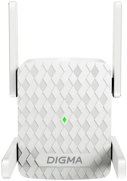 Повторитель беспроводного сигнала Digma D-WR400 AC1200 10/100BASE-TX/Wi-Fi белый Повторитель беспроводного сигнала Digma D-WR400 AC1200 10/100BASE-TX/Wi-Fi белый
