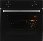 Духовой шкаф Электрический Hyundai HEO 6631 BG черное стекло Духовой шкаф Электрический Hyundai HEO 6631 BG черное стекло