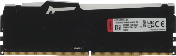 Память DDR5 32GB 5200MHz Kingston KF552C40BB2A-32 Fury Beast Black RGB RTL PC5-41600 CL40 DIMM 288-pin 1.25В single rank с радиатором Ret