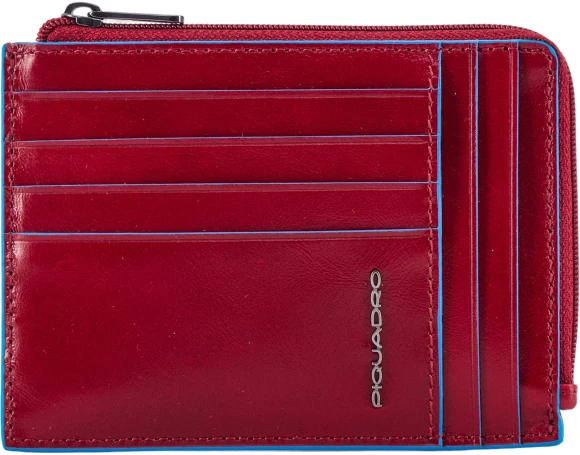 Чехол для кредитных карт Piquadro Blue Square PU1243B2R/R красный натур.кожа