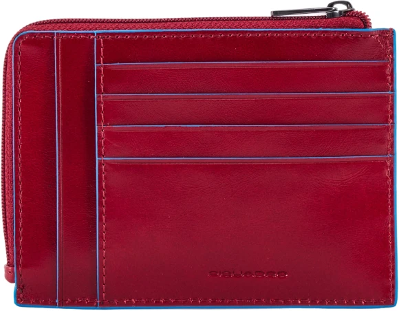 Чехол для кредитных карт Piquadro Blue Square PU1243B2R/R красный натур.кожа