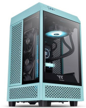 Корпус Thermaltake The Tower 100 Turquoise голубой без БП miniITX 1x120mm 3x140mm 2xUSB3.0 audio bott PSU Корпус Thermaltake The Tower 100 Turquoise голубой без БП miniITX 1x120mm 3x140mm 2xUSB3.0 audio bott PSU