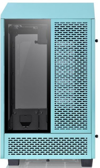 Корпус Thermaltake The Tower 100 Turquoise голубой без БП miniITX 1x120mm 3x140mm 2xUSB3.0 audio bott PSU Корпус Thermaltake The Tower 100 Turquoise голубой без БП miniITX 1x120mm 3x140mm 2xUSB3.0 audio bott PSU