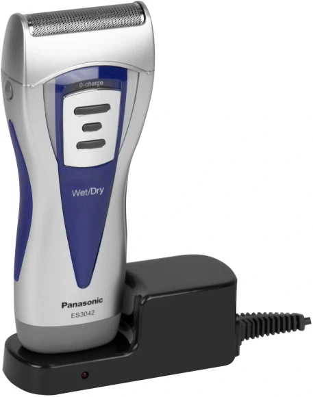 Бритва сетчатая Panasonic ES3042 реж.эл.:1 питан.:аккум. серебристый/синий