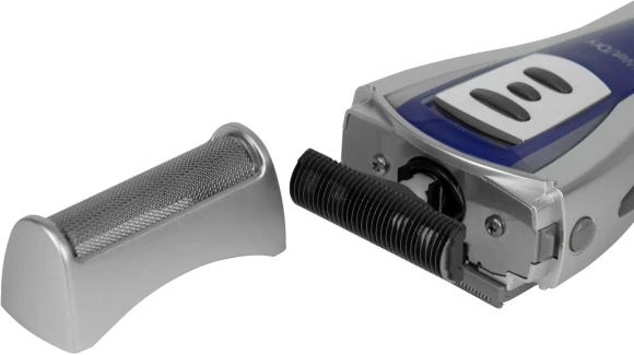 Бритва сетчатая Panasonic ES3042 реж.эл.:1 питан.:аккум. серебристый/синий