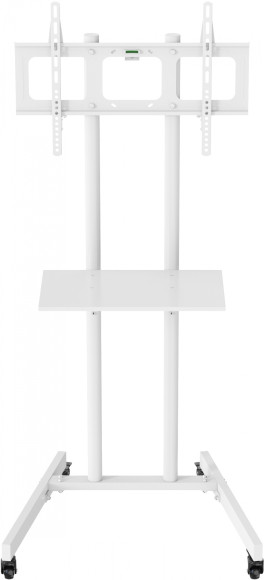 Стойка для телевизора Cactus CS-ST04 белый 37"-70" макс.68кг напольный мобильный