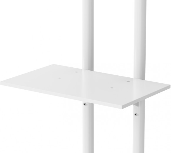 Стойка для телевизора Cactus CS-ST04 белый 37"-70" макс.68кг напольный мобильный