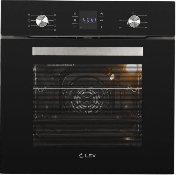 Винный шкаф Lex LWD3017BL dual zone 1-нокамерн. черный