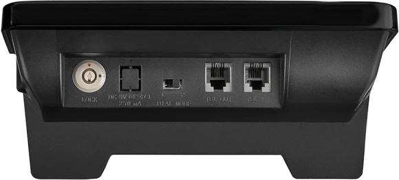 Телефон проводной Ritmix RT-495 черный/серый