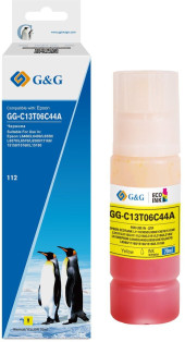 Чернила G&G GG-C13T06C44A №112 желтый пигментный70мл для Epson L6550/6570/11160/15150/15160 Чернила G&G GG-C13T06C44A №112 желтый пигментный70мл для Epson L6550/6570/11160/15150/15160