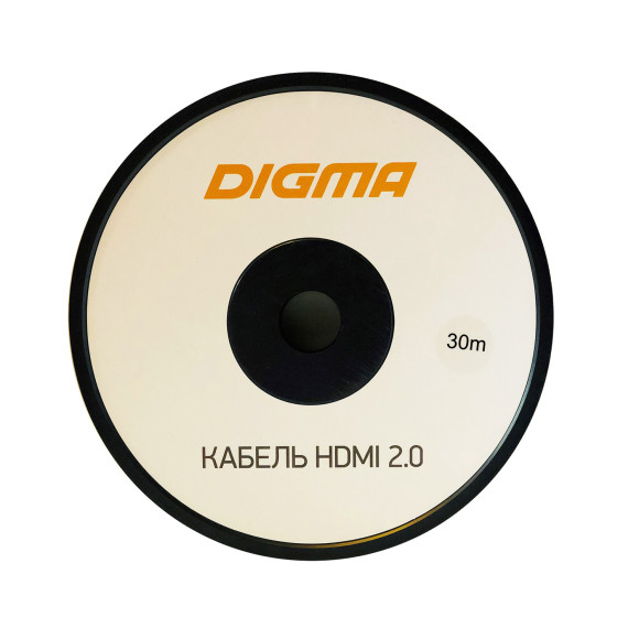 Кабель аудио-видео Digma HDMI 2.0 AOC HDMI (m)/HDMI (m) 30м. позолоч.конт. черный (BHP AOC 2.0-30) Кабель аудио-видео Digma HDMI 2.0 AOC HDMI (m)/HDMI (m) 30м. позолоч.конт. черный (BHP AOC 2.0-30)