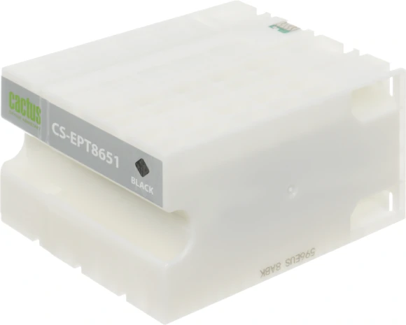 Картридж струйный Cactus CS-EPT8651 T8651 черный пигментный (8000стр.) для Epson WF5190/5690 с чипом