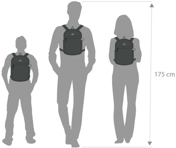 Рюкзак для ноутбука 10.5" Riva Urban 5422 серый полиэстер (5422 GREY)