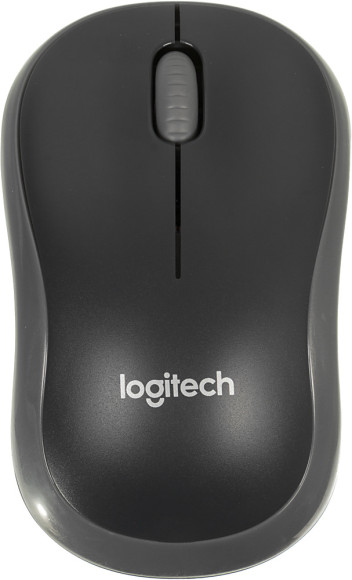 Мышь Logitech M185 черный/серый оптическая 1000dpi беспров. USB для ноутбука 2but (910-002252)