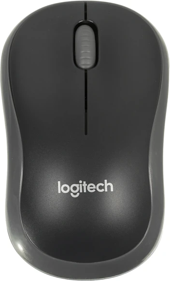 Мышь Logitech M185 черный/серый оптическая 1000dpi беспров. USB для ноутбука 2but (910-002252)