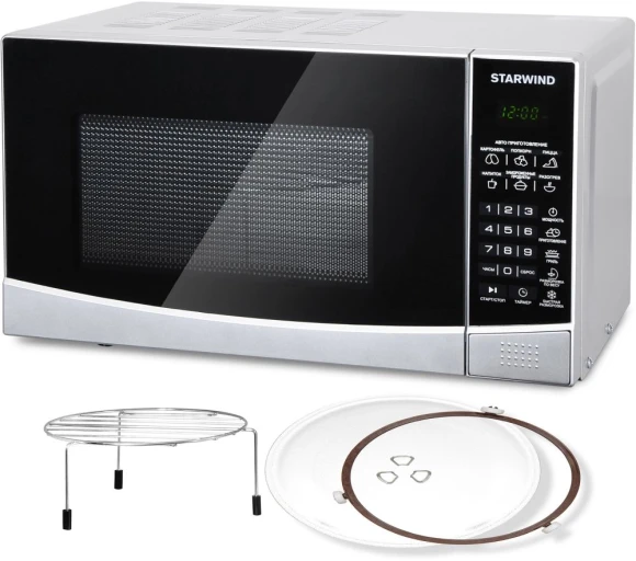 Микроволновая Печь Starwind SMW2820 20л. 700Вт серебристый/черный Микроволновая Печь Starwind SMW2820 20л. 700Вт серебристый/черный