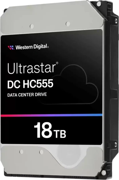 Жесткий диск WD SATA-III 18TB 0B48723 WUH722018CLE6L4 Ultrastar DC HC555 512E (7200rpm) 512Mb 3.5" Жесткий диск WD SATA-III 18TB 0B48723 WUH722018CLE6L4 Ultrastar DC HC555 512E (7200rpm) 512Mb 3.5"