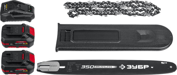 Цепная пила Зубр ПЦЛ-3635-42 аккум. дл.шины:14" (35cm) 2аккум. 4Ач ЗУ Цепная пила Зубр ПЦЛ-3635-42 аккум. дл.шины:14" (35cm) 2аккум. 4Ач ЗУ