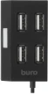 Разветвитель USB 2.0 Buro BU-HUB4-U2.0 4порт. черный