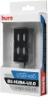 Разветвитель USB 2.0 Buro BU-HUB4-U2.0 4порт. черный