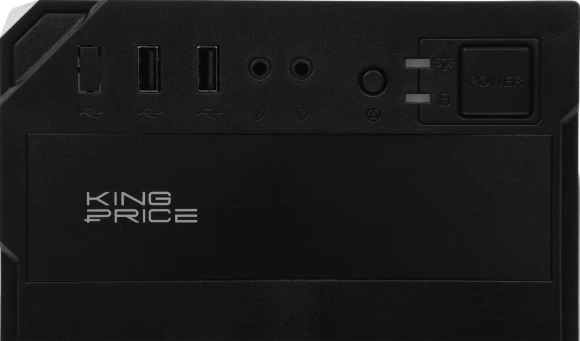 Корпус KingPrice KPCC-MN209 черный без БП mATX 1x80mm 2x120mm 2xUSB2.0 audio