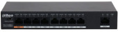 Коммутатор Dahua DH-PFS3009-8ET1GT-96 8x100Мбит/с 1x1Гбит/с 7PoE+ 1PoE++ 96W неуправляемый Коммутатор Dahua DH-PFS3009-8ET1GT-96 8x100Мбит/с 1x1Гбит/с 7PoE+ 1PoE++ 96W неуправляемый